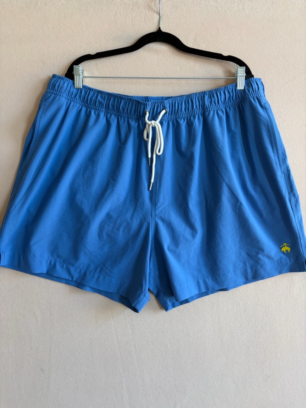 Brooks Brothers Solid Swim Trunks Blue Size XXL NEW